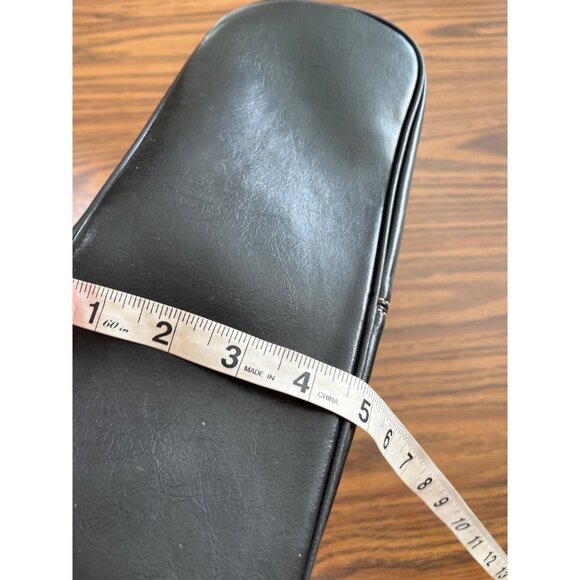 Nine West black cream zippered and snap bag with initial R - Picture 11 of 11